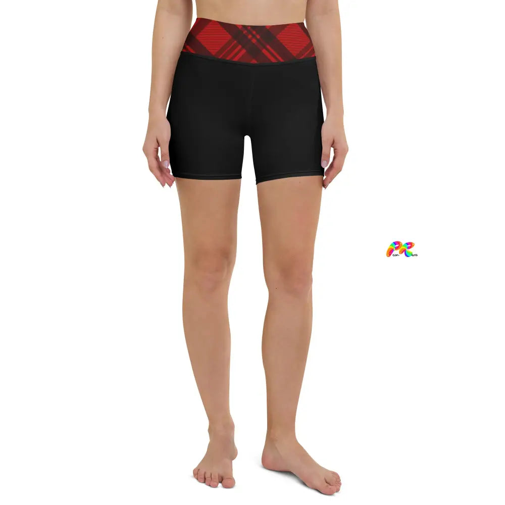 Red Plaid Festival Shorts