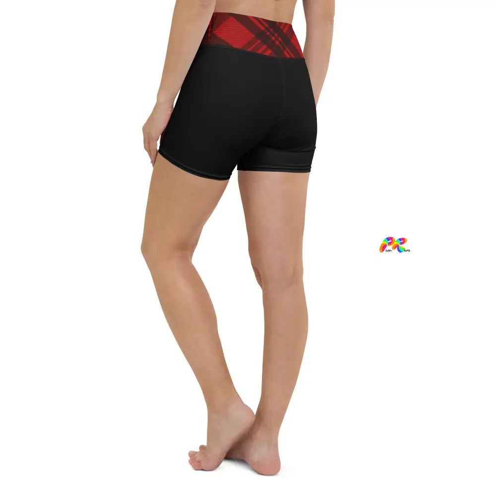 Red Plaid Festival Shorts