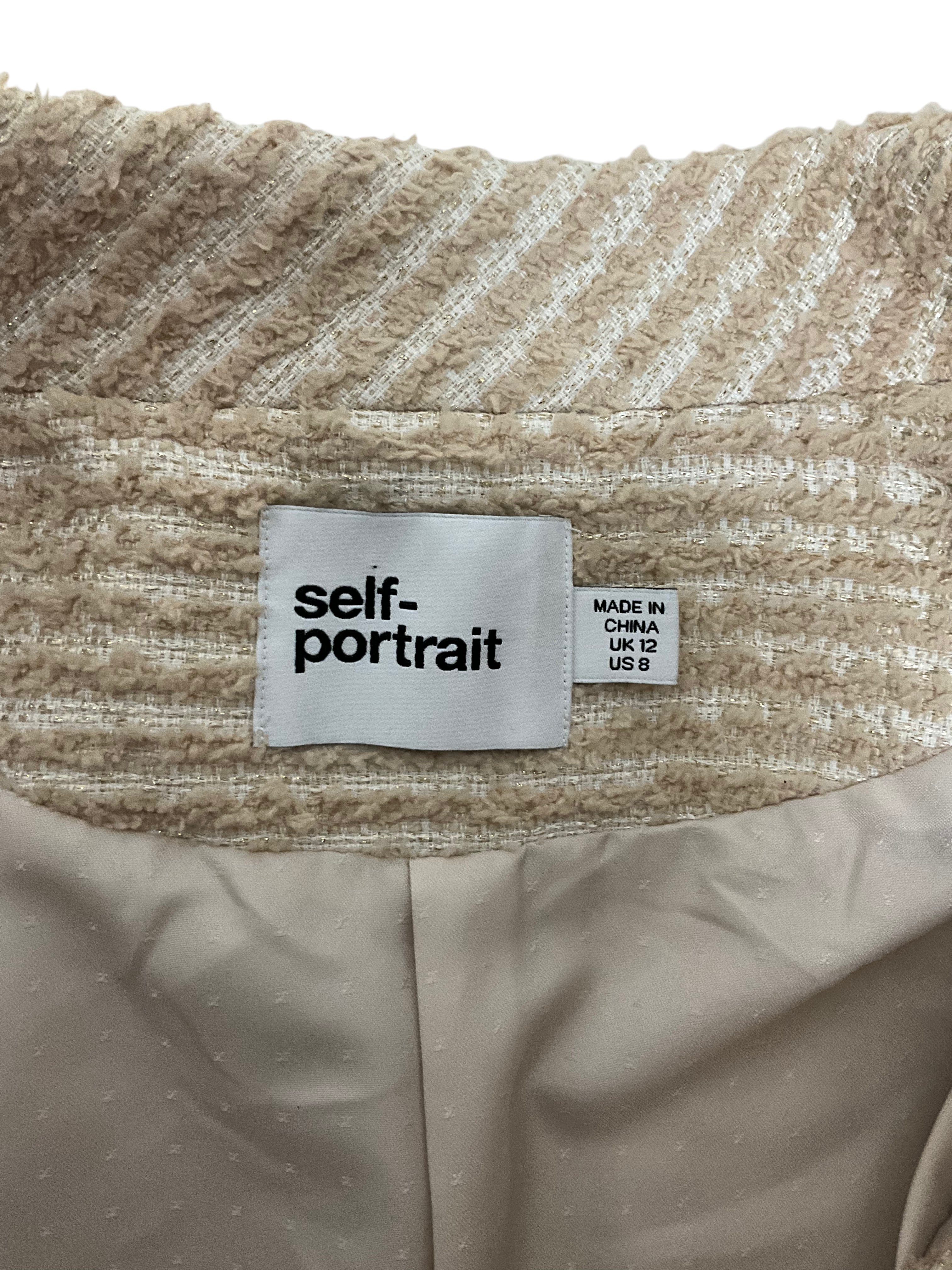 Self-Portrait Double Breasted Jacket Size M