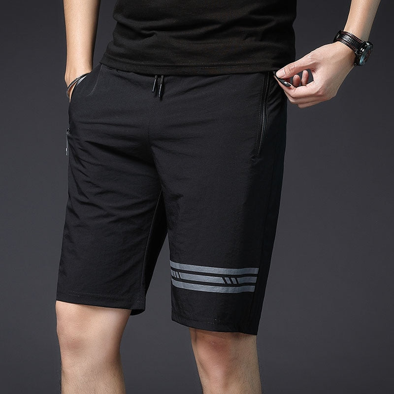 Shorts Casual Bermuda Masculina Beach Shorts With Zipper Pockets Streetwear Sport Beach