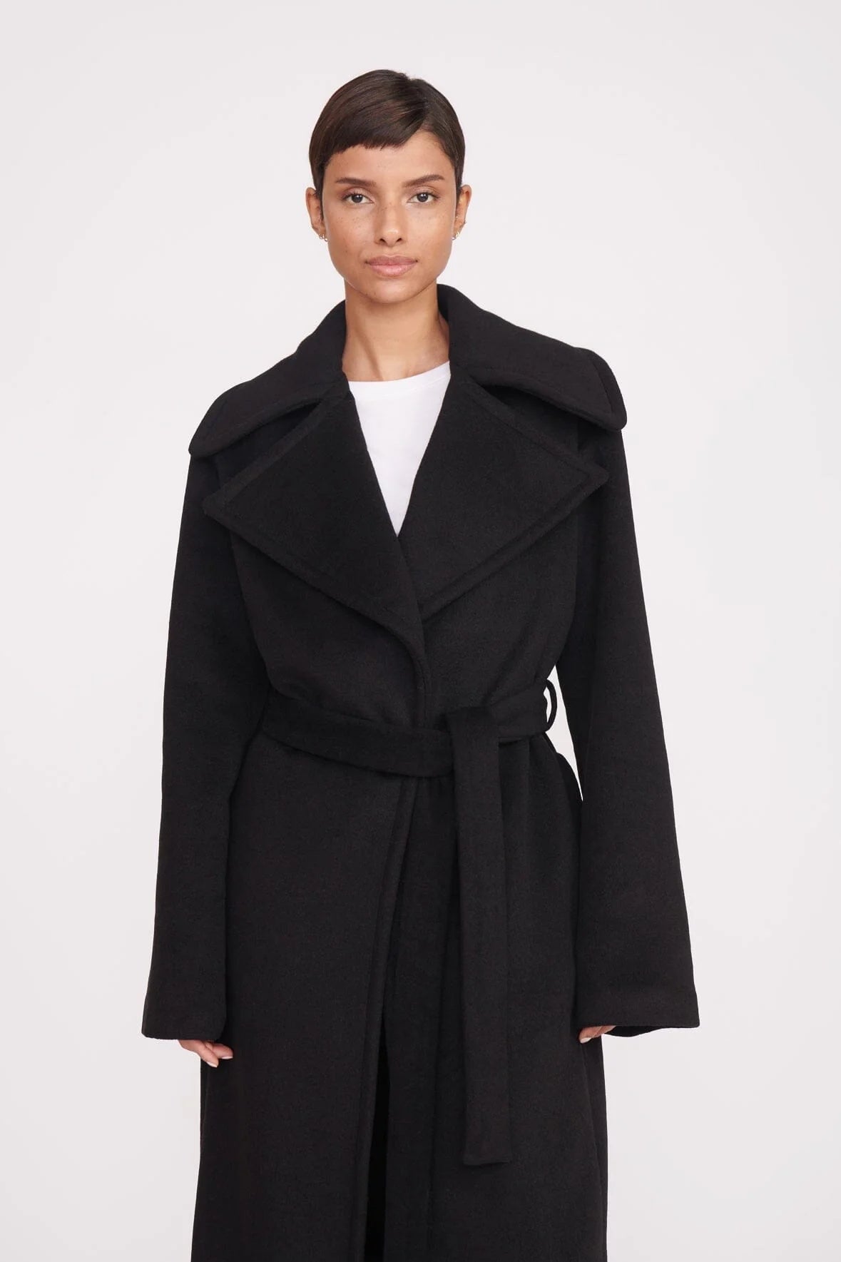 Staud Carver Coat Black