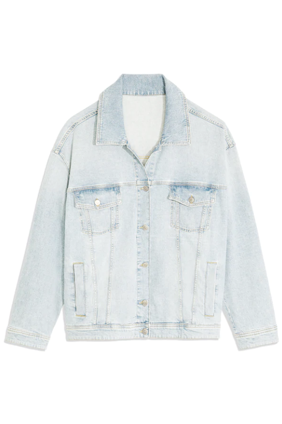 Super light oversized comfort denim jacket