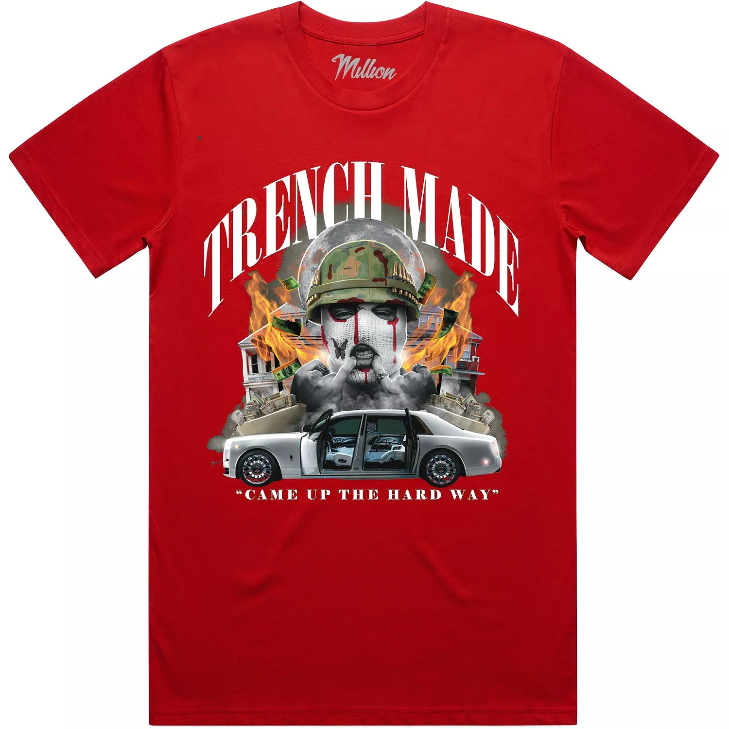 TRENCH MADE : Red Sneaker Tees Shirt