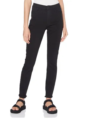 Wrangler High Rise Skinny Stretch Jeans Black