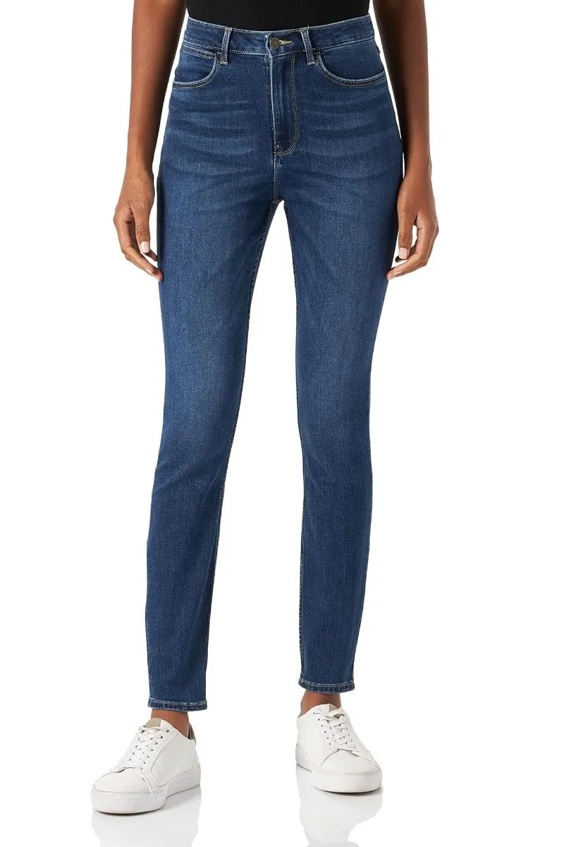 Wrangler High Rise Skinny Stretch Jeans Marina